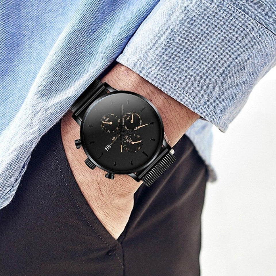Luxury Watch Men Relogio Masculino Quartz Wristwatch