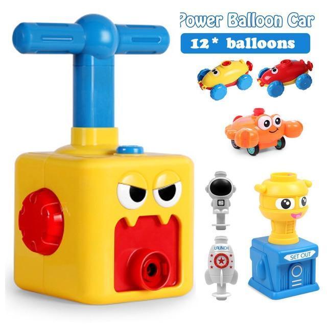 Balloon Launcher & Powered Car Toy Set