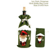 Santa Claus Christmas Wine Bottle Ornaments Gifts, New Year 2021