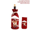 Santa Claus Christmas Wine Bottle Ornaments Gifts, New Year 2021