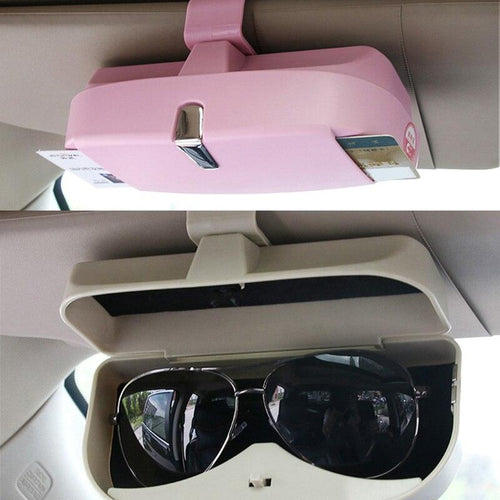 Universal Car Visor Sunglasses Case