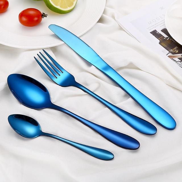 Multi-Colors Rainbow Cutlery Set Dinnerware