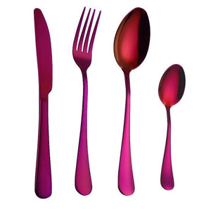 Multi-Colors Rainbow Cutlery Set Dinnerware