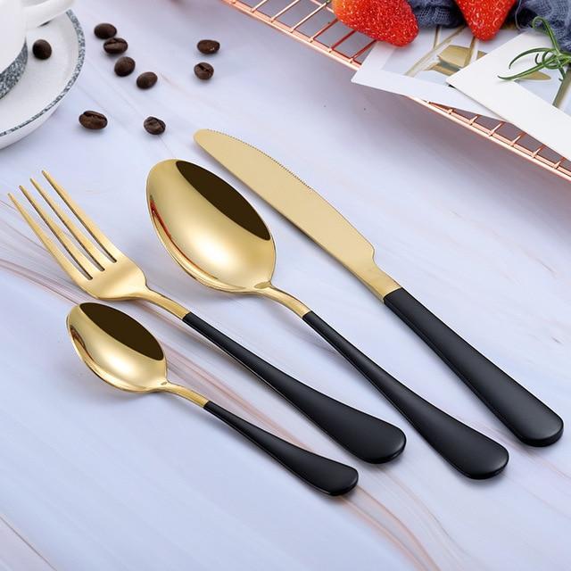 Multi-Colors Rainbow Cutlery Set Dinnerware