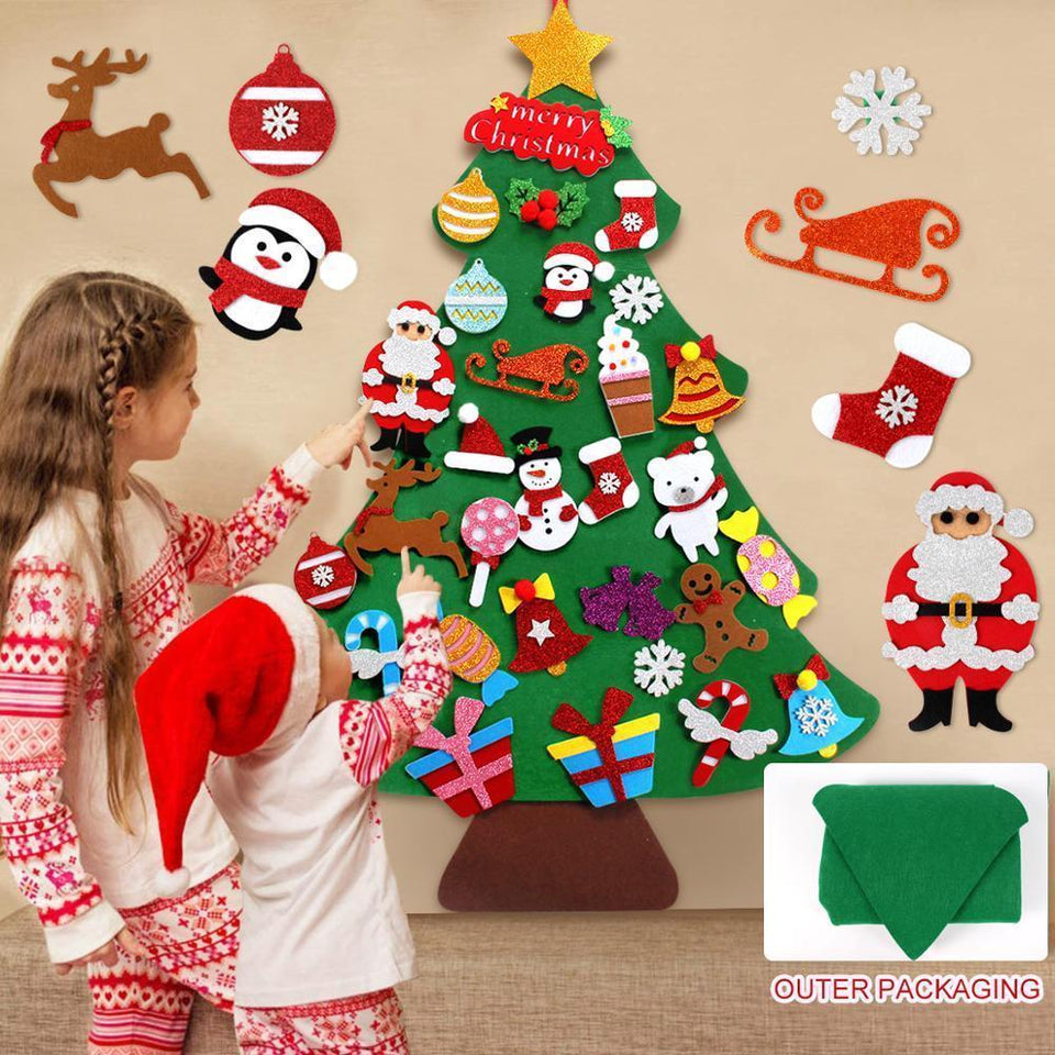 DIY Christmas Tree Decor Santa Claus Kids Toys