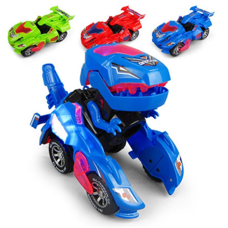 Transforming Dinosaur LED Car