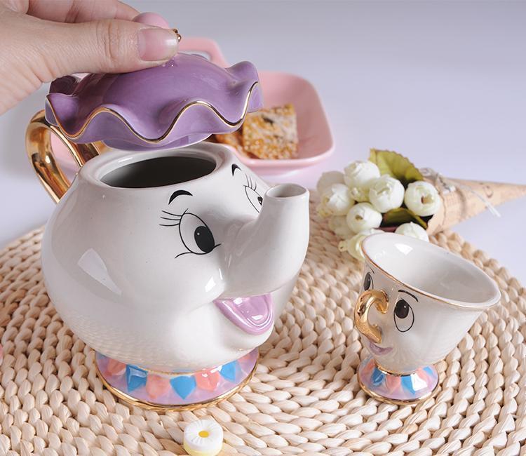 Beauty And The Beast Teapot Cup set