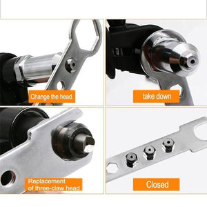 Alloy Steel Electric Rivet Gun Adapter