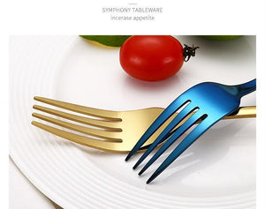 Multi-Colors Rainbow Cutlery Set Dinnerware