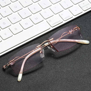 2020 fashionable ladies pink reading glasses