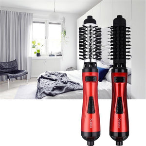 ONE-STEP 2 in 1 Ceramic Rotating Curling Iron Brush