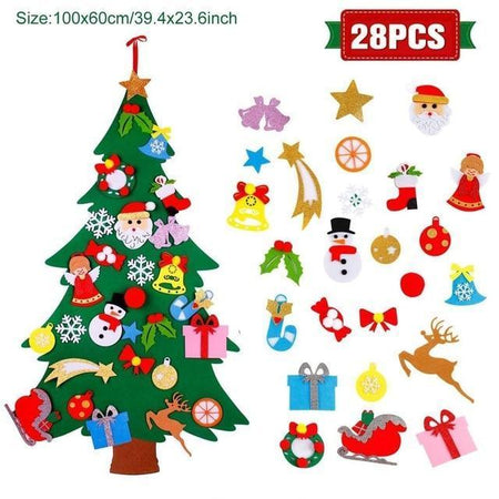 DIY Christmas Tree Decor Santa Claus Kids Toys