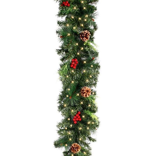 Christmas Garland Wreath Artificial Rattan Garland Christmas