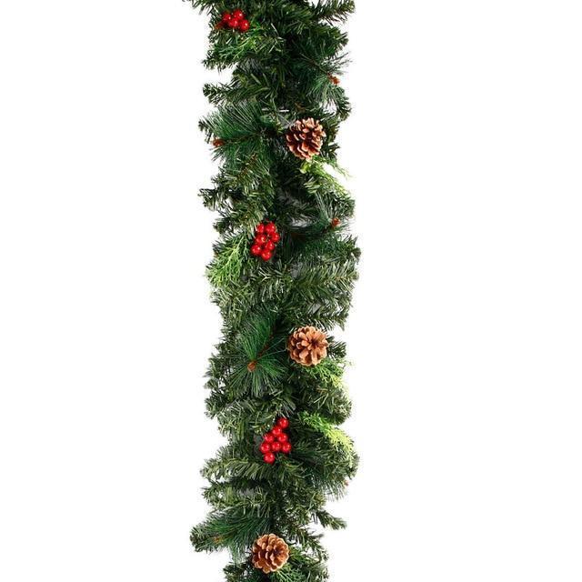 Christmas Garland Wreath Artificial Rattan Garland Christmas