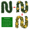 Christmas Garland Wreath Artificial Rattan Garland Christmas