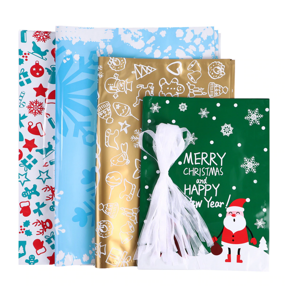 Drawstring Holiday Gift Bags