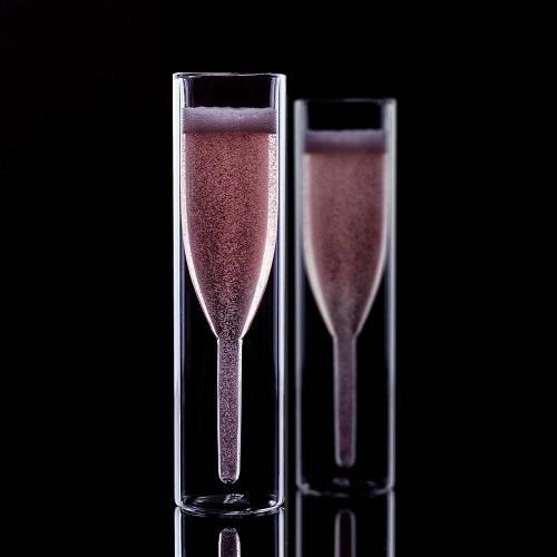 Double-walled Champagne Flutes 2PCS